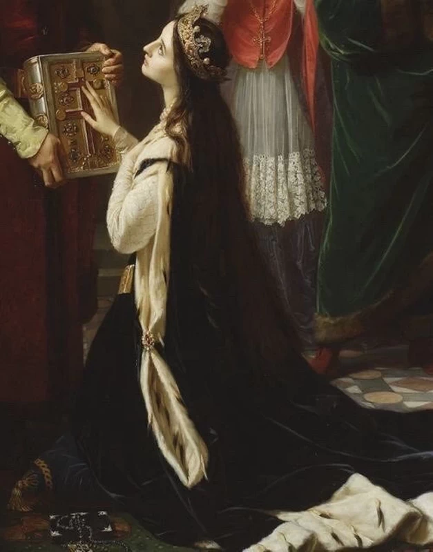 Il giuramento della regina Edvige - National Museum, Warsaw, dettaglio